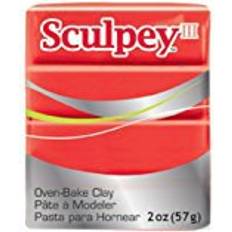 Sculpey III Polymer Clay Red Hot 57g