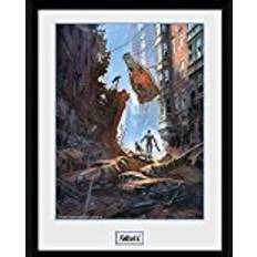 Plastic Framed Art GB Eye Fallout 4 Street Scene Framed Art 30x40cm