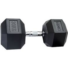 DKN Rubber Hex Dumbbell 30kg