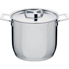 Cast Iron Hob Stockpots Alessi Stainless Steel with lid 5 L 20 cm