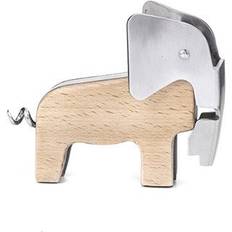 Grey Corkscrews Kikkerland Elephant Corkscrew