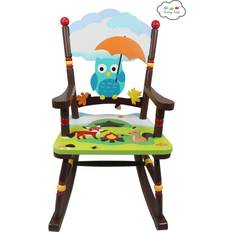 Multicoloured Sitting Furniture Teamson Fantasy Fields Enchanted Woodland Thematic Kids Rocking Chair