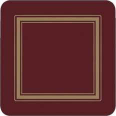 Red Coasters Pimpernel Classic Burgundy Coaster 6pcs