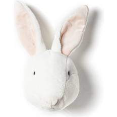 White Wall Heads Kid's Room Brigbys Rabbit Head