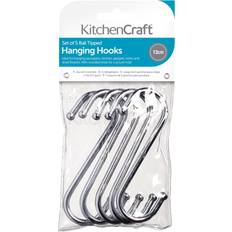 Silver Hooks & Hangers KitchenCraft Chrome Plated S Hook & Hanger 5pcs