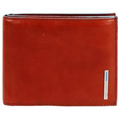 Piquadro Blue Square Wallet - Mahogany