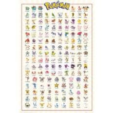 Posters Kid's Room GB Eye Pokemon Kanto 151 Maxi