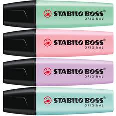 Stabilo Boss Original Pastel Colored Marker 4-pack