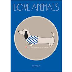 OYOY Love Animals Slinkii Dog Poster 19.7x27.6"