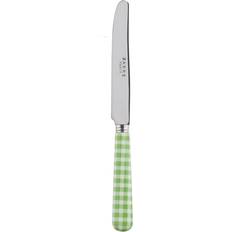 Green Knife Sabre Gingham Table Knife 17cm