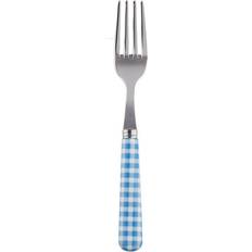 Blue Cake Forks Sabre Gingham Cake Fork 16cm