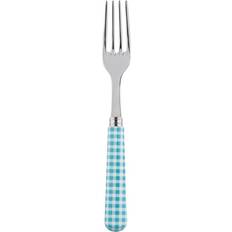 Blue Table Forks Sabre Gingham Table Fork 22cm