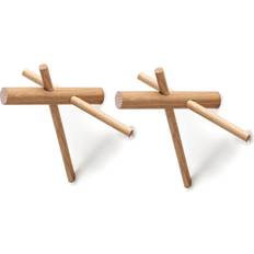 Natural Coat Hooks Normann Copenhagen Sticks Coat Hook 15.5cm 2pcs