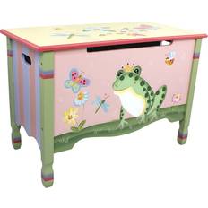 Teamson Fantasy Fields Chests Teamson Fantasy Fields Magic Garden Toy Chest with Safety Hinges