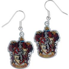 The Carat Shop Harry Potter Gryffindor Crest Earrings - Silver