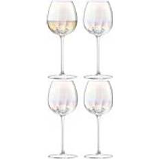 LSA International Pearl White Wine Glass 32.5cl 4pcs