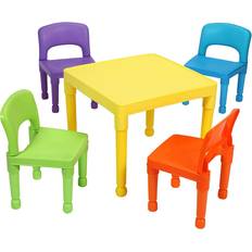 Liberty House Toys Children's Multi Coloured Table & 4 Chairs Set