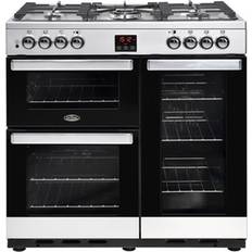 Belling Cookcentre 90DFT Stainless Steel, Black