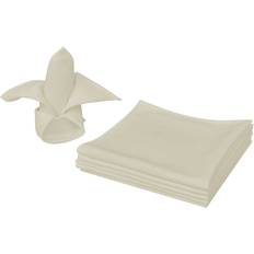 vidaXL 131441 100pcs Cloth Napkin White (50x50cm)