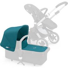 Grey Seat Fabrics Bugaboo Buffalo Tailored Fabric Set Extendable Sun Canopy