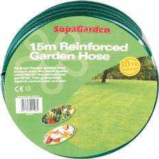 Plastic Hoses SupaGarden Reinforced Garden Hose 15m