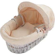 Kinder Valley Waffle Wicker Moses Basket