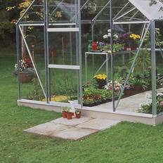 Halls Greenhouses Universal 128 Foundation 9.9m² Stainless steel, Aluminum