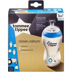 Tommee Tippee Baby Bottle Tommee Tippee Closer to Natural Decorated Bottle 340ml 2-pack