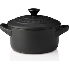 Le Creuset Other Pots Le Creuset Satin Black Stoneware Petite Round with lid 0.25 L 10 cm