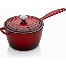 Le Creuset Cast Iron Sauce Pans Le Creuset Cerise Signature Cast Iron with lid 3 L 20 cm