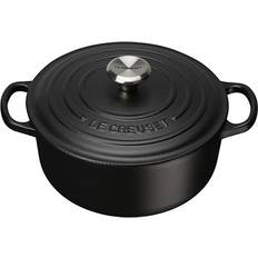 Cast Iron Other Pots Le Creuset Satin Black Signature Cast Iron Round with lid 2.4 L 20 cm