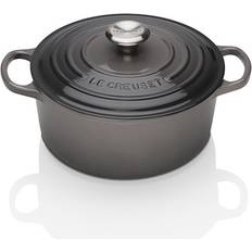 Le Creuset Flint Signature Cast Iron Round with lid 6.7 L 28 cm