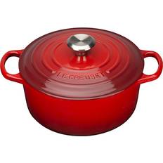 Le Creuset Cerise Signature with lid 4.2 L 24 cm