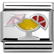 Nomination Honolulu Cocktail Charm - Silver/Yellow/Pink/Red