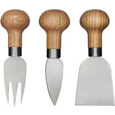 Sagaform Cutlery Sagaform Oval Oak Cheese Knife 12.5cm 3pcs