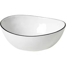 Black Dessert Bowls Broste Copenhagen Salt Dessert Bowl 15.5cm