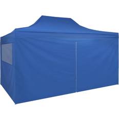 Blue Pavilions vidaXL Pop-Up Party Tent with 4 Side Walls 3x4.5 m