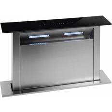 90cm - Bench Mounted Extractor Fans - Charcoal Filter Montpellier DDCH90 90cm, Black