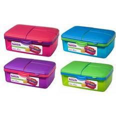 Sistema Slimline Trends Quaddie Food Container 4pcs 1.5L