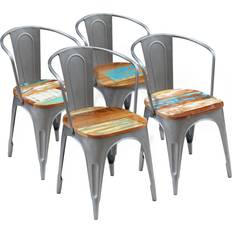 Multicoloured Chairs vidaXL 274397 Kitchen Chair 80cm