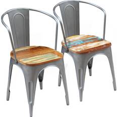 Multicoloured Chairs vidaXL 243723 Kitchen Chair 80cm