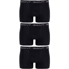 Gant Stretch Cotton Trunks 3-pack - Black