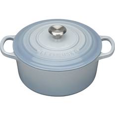 Le Creuset Stainless Steel Other Pots Le Creuset Coastal Blue Signature Round with lid 3.3 L 22 cm