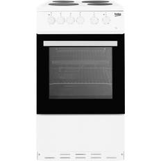 A Cast Iron Cookers Beko ESP50W White