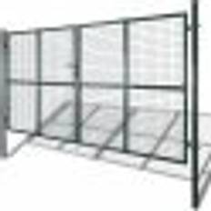 vidaXL Double Door Fence Gate 306x200cm