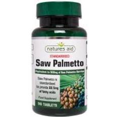 Calcium Fatty Acids Natures Aid Saw Palmetto 500mg 90 pcs