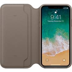 Apple iPhone X Wallet Cases Leather Folio Case (iPhone X)