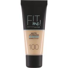 Maybelline Base Makeup Maybelline Fit Me Matte + Poreless Foundation #100 Warm Ivory