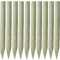 Wood Fence Poles vidaXL Pointed Wooden Fence Post 100cm