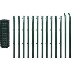 Green Fence Kits vidaXL Set Euro Fence 100cmx25m